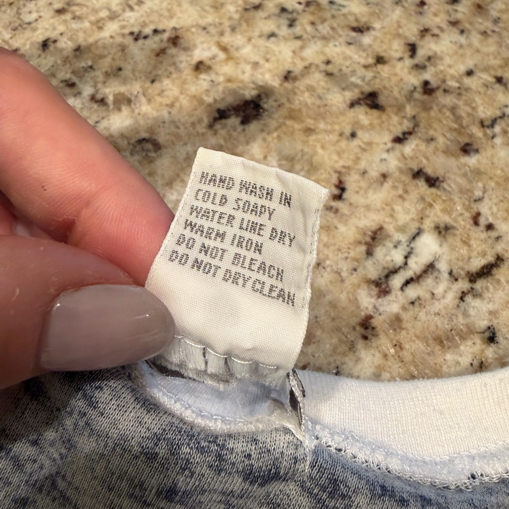 Vintage Boxy Blue and White Striped Shirt - Picture 7 of 7